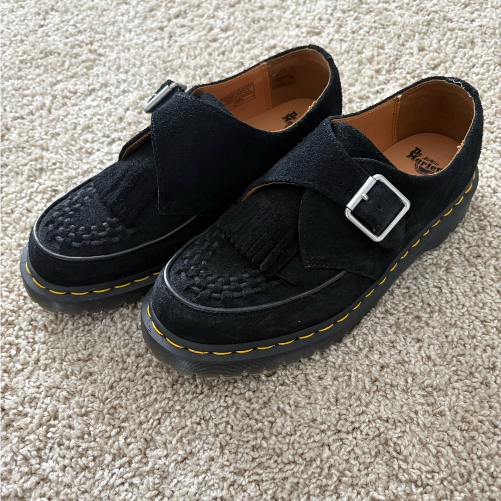 Dr. Martens Ramsey Kiltie Buckle Suede Creepers